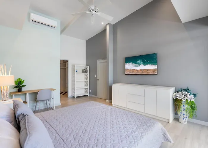 Sprawling Modern With A Tranquil Outdoor Living Space Swimming Pool And A Private Casita