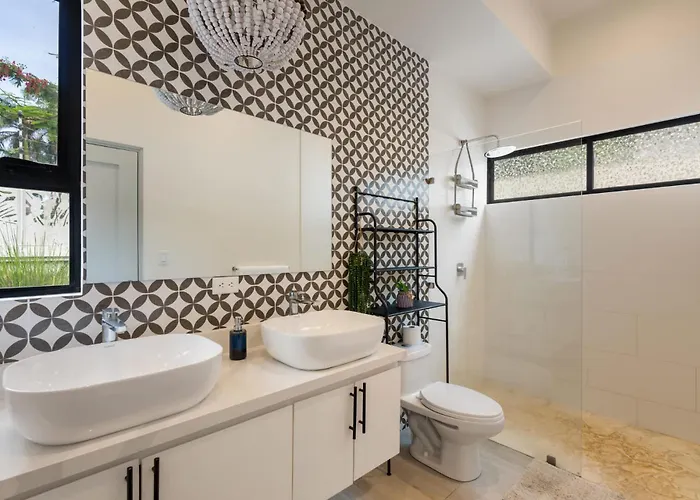 Sprawling Modern With A Tranquil Outdoor Living Space Swimming Pool And A Private Casita
